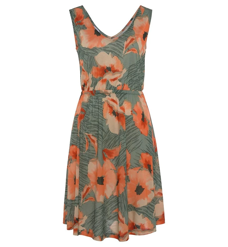 Lascana Women's Pattern V-Neck Dress