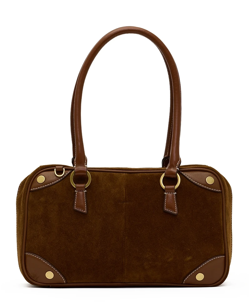 Hammitt Meredith Med Suede Small Top Handle Shoulder Handbag