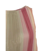Lascana Women's Pleated Striped Dress