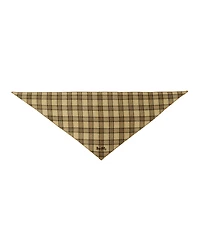 Coach Lucy Plaid Triangle Scarf