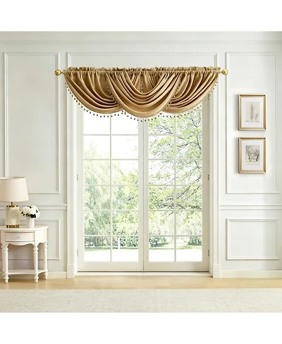 Lenox Imperial Faux Silk Waterfall Window Valance