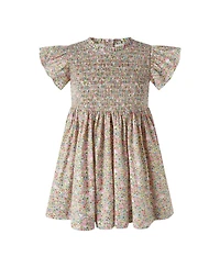 Rachel Riley Girls' 2-12 Floral Ruched Dress