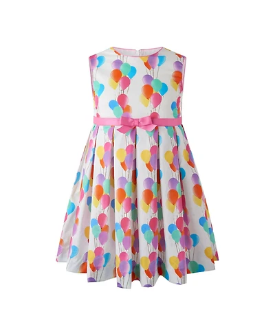 Rachel Riley Toddler Girls 2T-10 Balloon Pleated Dress