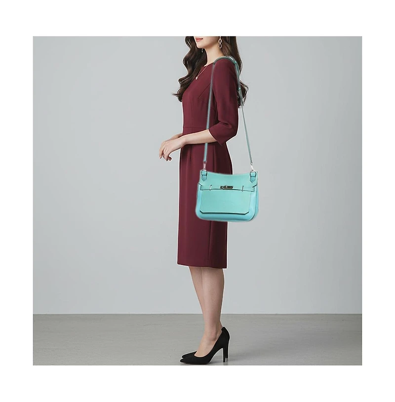 Pre-Owned Hermes Jypsiere Atoll Swift Clemence Leather Shoulder