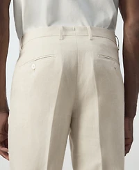 Mango Men's Amalfi Linen Slim-Fit Suit Pants