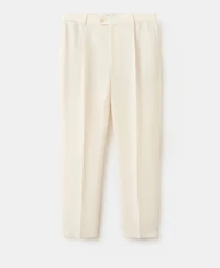 Mango Men's Regular-Fit Lyocell-Linen-Blend Pants