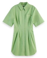 Scotch & Soda Women's Structured Stripe Mini Shirt Dress