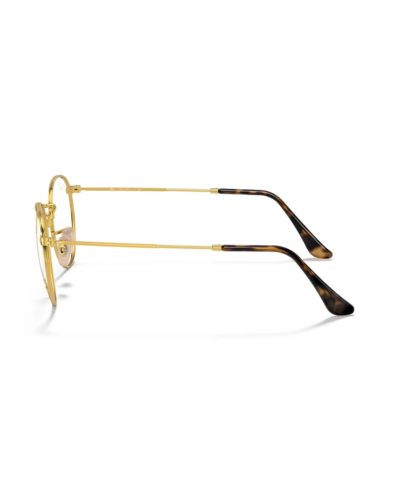 Ray-Ban Unisex Round Metal Optics Eyeglasses, RB3447V
