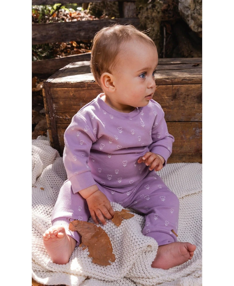 Deux par Baby Girl( 3 to 24 M ) Cotton Pants and Top Set Floral Print