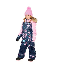 Deux par Little and Big Girl ( 6 to 14 ) One Piece Play Snowsuit Floral Print