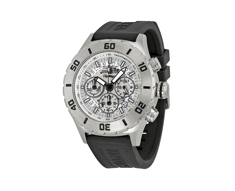 Invicta Men's 7376 Signature Quartz Chronograph Silver Dial Watch