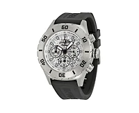 Invicta Men's 7376 Signature Quartz Chronograph Silver Dial Watch
