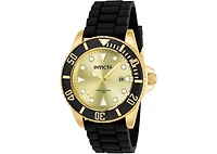 Invicta Men's 90302 Pro Diver Quartz Gold Dial Watch