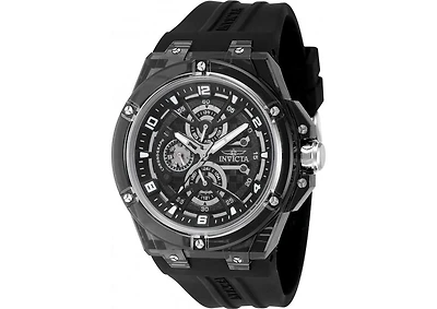 Invicta Men's 48803 Invicta Racing Saphirex Quartz Chronograph Black Dial Watch