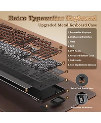 Lisen Onyx Tactile QL108 Pbt Mechanical Keycap Set, Compatible with Windows and Mac
