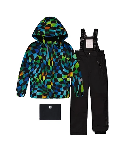 Deux par Big Boys (7-14) Two Piece Play Snowsuit and Checkerboard with Pants