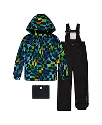 Deux par Big Boys (7-14) Two Piece Play Snowsuit and Checkerboard with Pants