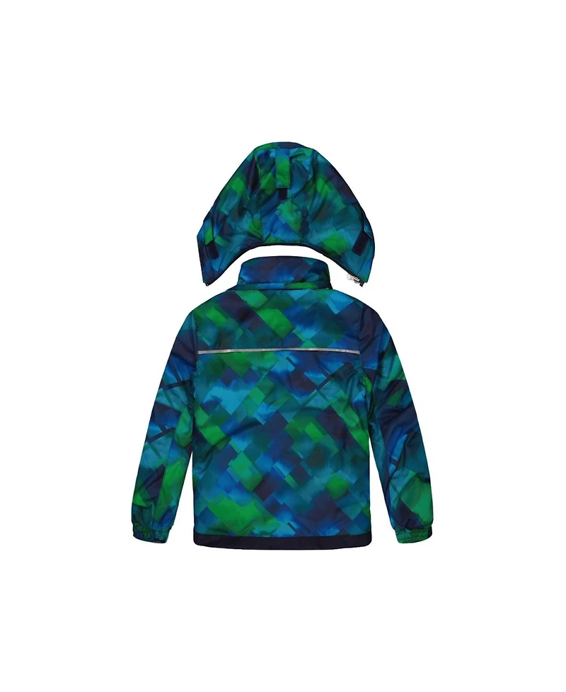 Deux par Deux Toddler Boy (2T-5T) Two Piece Play Snowsuit Checkered Print with Pants