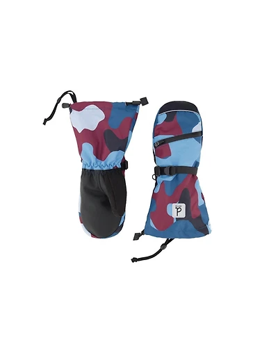 Deux par Deux Kids&baby Little and Big Boy (6-16)Teknik Winter Mittens Camouflage