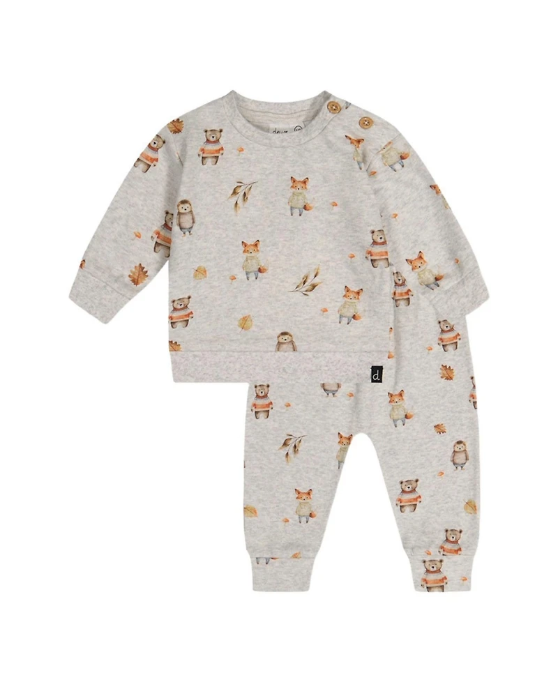 Deux par Baby Boy ( 3M to 24 M) Cotton Pants and Top Set