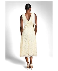 Coast Women's Shoulder Organza Lace Midi Dress