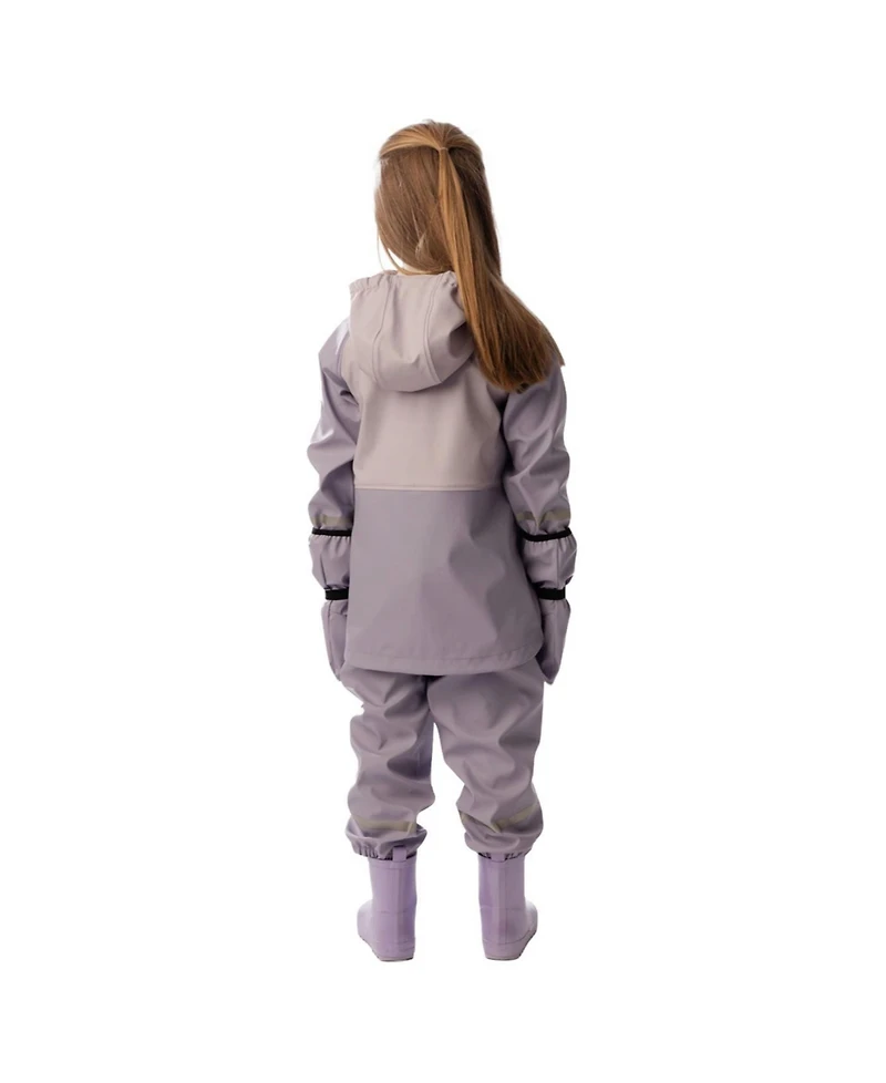 Deux par Toddler Girl 2T -5T Rain Jacket Mauve
