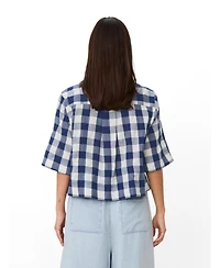 Masai Copenhagen Women's Maisariel Checked Boxy Shirt
