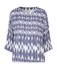 Masai Copenhagen Women's Mabecca Printed Fluid Drape Blouse