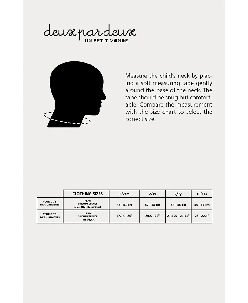 Deux par Deux Kids&baby(5-7) Little and Big Girl Knit Bear Balaclava