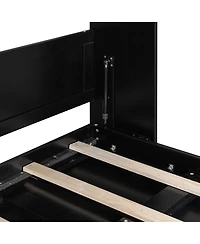 Streamdale Furniture Modern Murphy Bed with Led, Usb