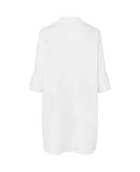 Masai Copenhagen Women's Mairara Seersucker Button-Front 3/4-Sleeve Shirt