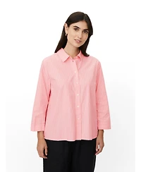 Masai Copenhagen Women's MaIsalina Striped 3/4 Sleeve Shirt