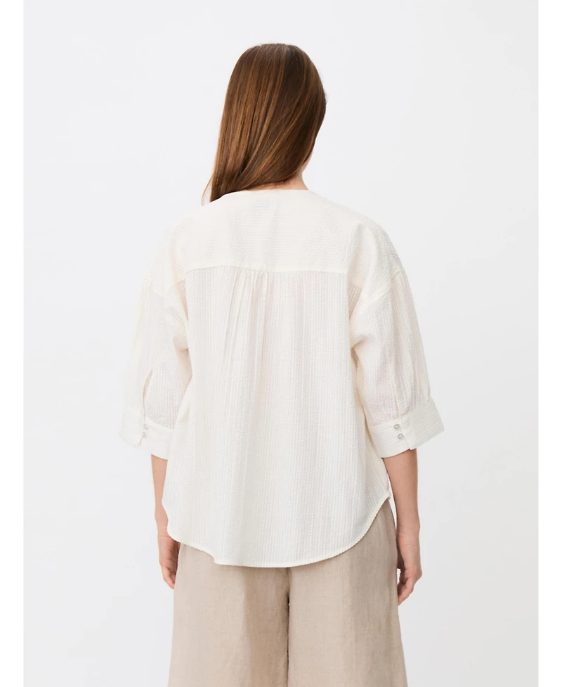 Masai Copenhagen Women's Madyrentha Round Neck Oversized Blouse