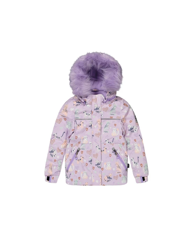 Deux par Little Girls Kids&baby(6-8)Little Two Piece Discover Snowsuit Printed Cats
