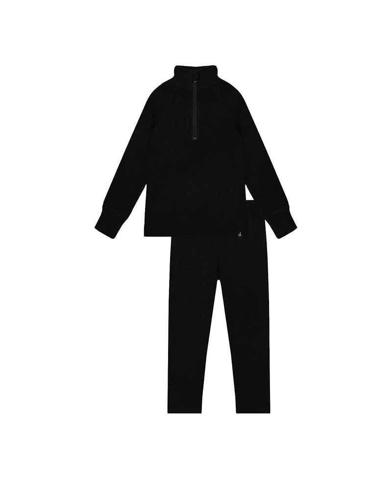 Deux par Deux Toddler Unisex (2T-5T) Two Piece Thermal Underwear set