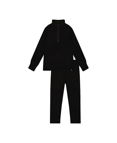 Deux par Deux Toddler Unisex (2T-5T) Two Piece Thermal Underwear set