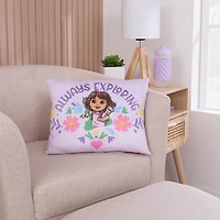 NoJo Dora Adventure Awaits Decorative Toddler Pillow