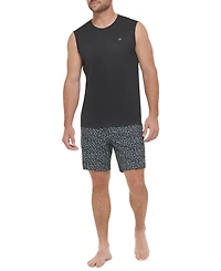 Calvin Klein Men's Crewneck Logo Rash Guard