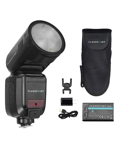 Flashpoint X100 Ttl R2 On Camera Li-on Round Head Flash For FujiFilm, Godox V100 F (No Sub Flash)