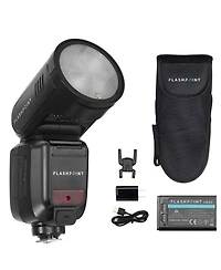 Flashpoint X100 Ttl R2 On Camera Li-on Round Head Flash For FujiFilm, Godox V100 F (No Sub Flash)