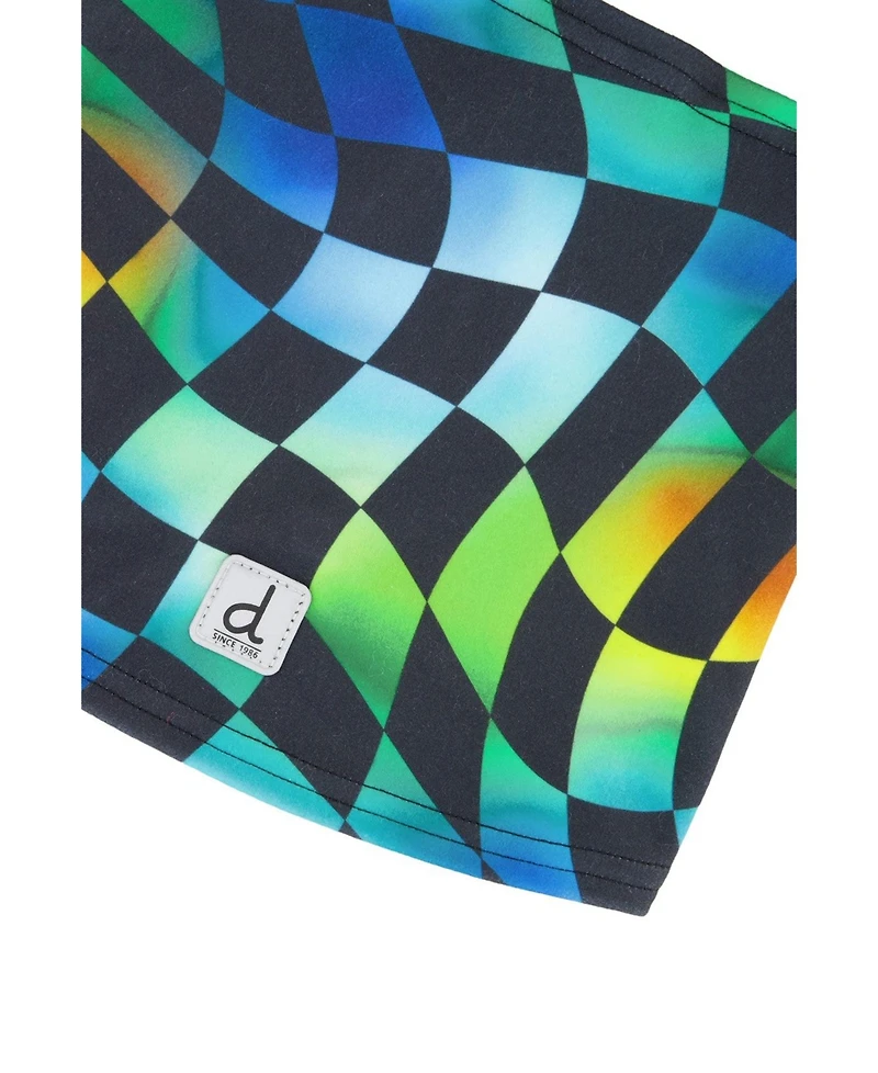 Deux par Little and Big Boy 5-14 Brushed Jersey Balaclava Checkered Print