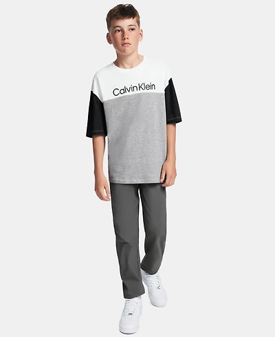Calvin Klein Big Boys Stretch Comfort Jogger Pant
