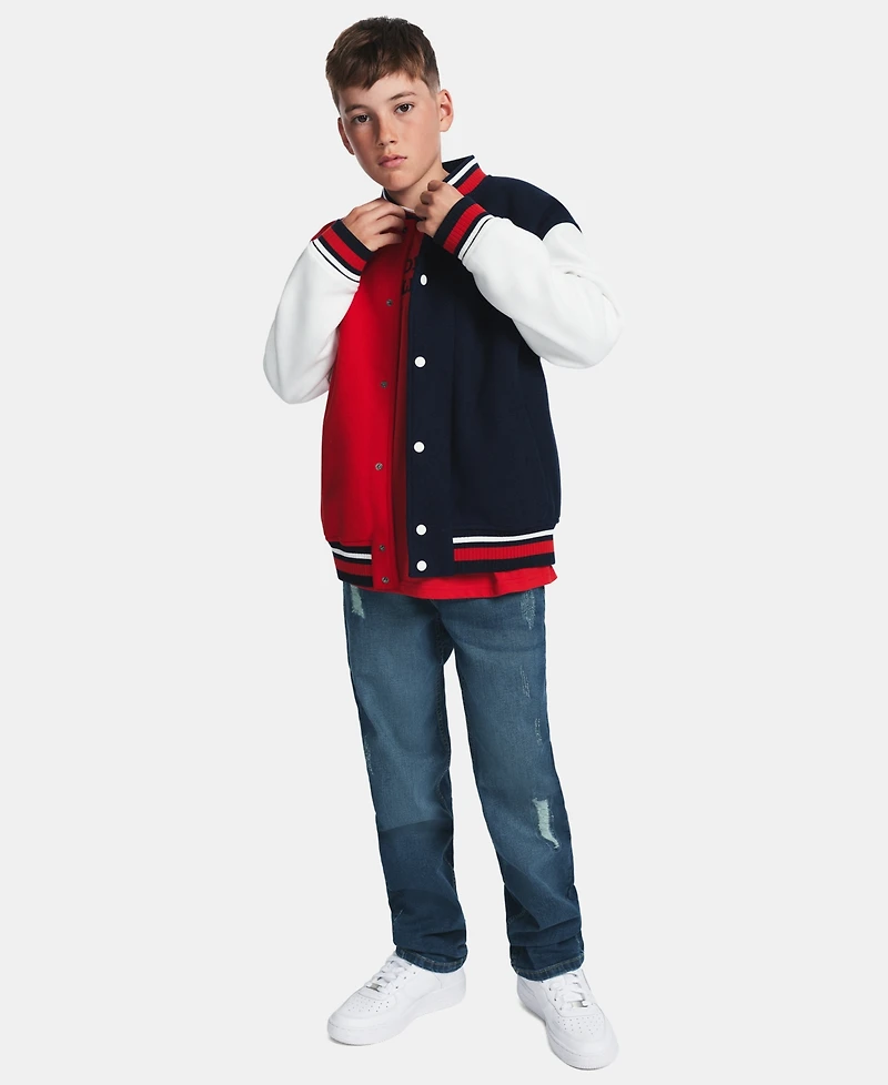 Tommy Hilfiger Big Boys Straight-Fit Niagara Stretch Jeans