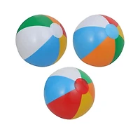 homfan 18-Pack Inflatable 8" Beach Balls with Heat-Welded Seams, Ages 3+