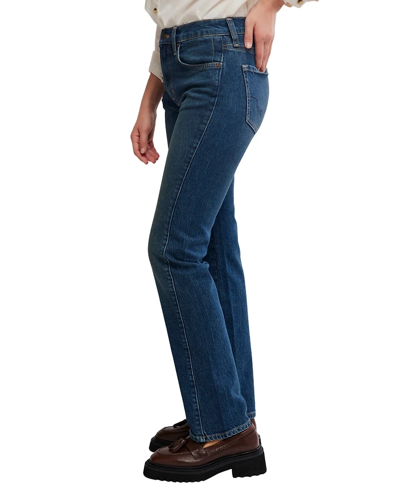 Free People Women's High-Rise Tapered Jeans