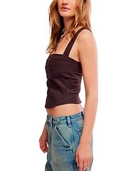 Free People Women's Corset-Style Sleeveless Top