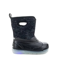 Western Chief Little Boys ( 1 to 13 ) Travali Lighted Faux Fur Neoprene Cold Weather Boot