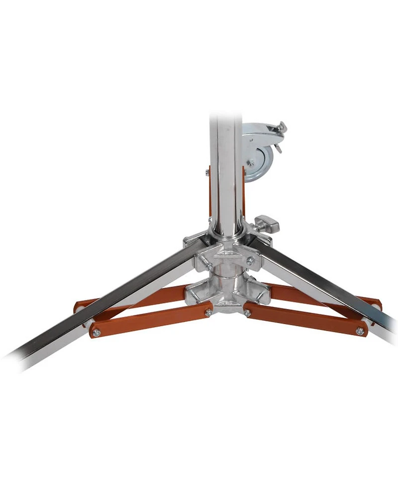 Matthews 9.5' Junior Double Riser Stand with Wheels, Chrome
