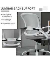 Homcom Ergonomic Mesh Office Chair with Adjustable Height, Desk Chair