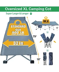 Aofar Camping Mattress Folding Sleeping Bed Heavy Duty Carry Bag